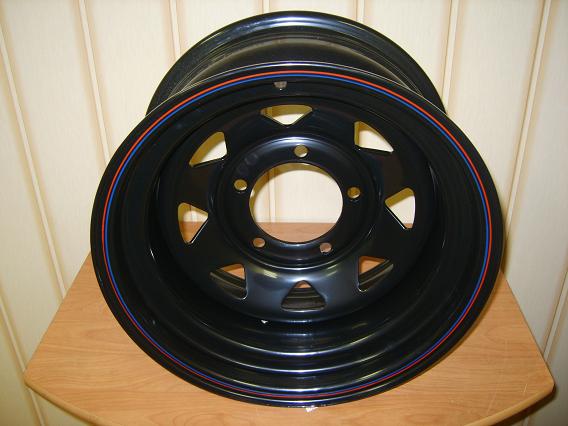 Диск колесный крашеный OFF-ROAD Wheels черный Toyota 6x8R15