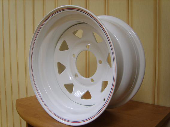 Диск колесный крашеный OFF-ROAD Wheels белый Toyota 6x8R16