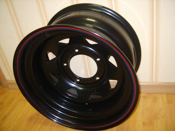 Диск колесный OFF-ROAD Wheels крашеный черный JEEP 5х8R15 5х114,3 d84 ET-19 