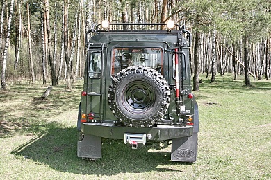 Бампер РИФ задний Land Rover Defender под лебедку