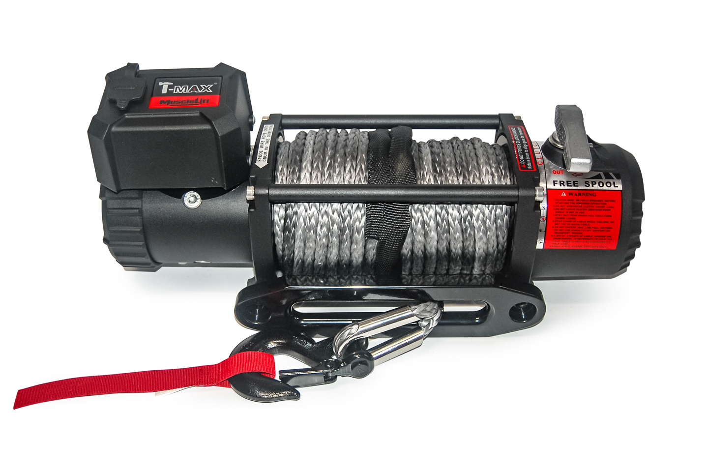 Лебедка электрическая 12В синтетический трос EW12500 MuscleLift