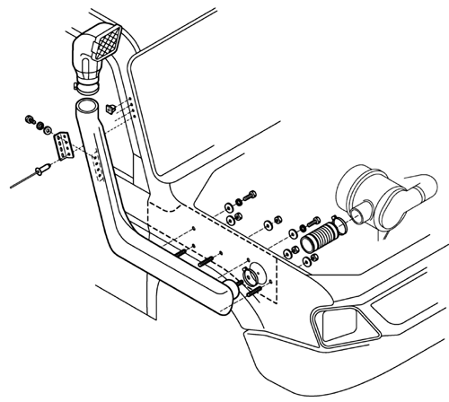 Шноркель Safari на MMS Triton MK L200