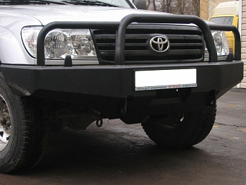Бампер РИФ передний Toyota Land Cruiser 105 с защитной дугой