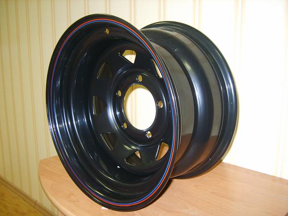 Диск колёсный крашеный OFF-ROAD Wheels черныйToyota 6x7R16 